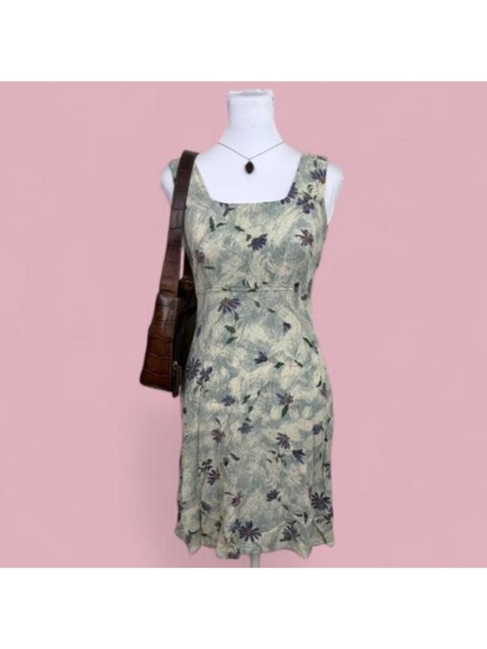 90s ditsy floral cottagecore mini dress